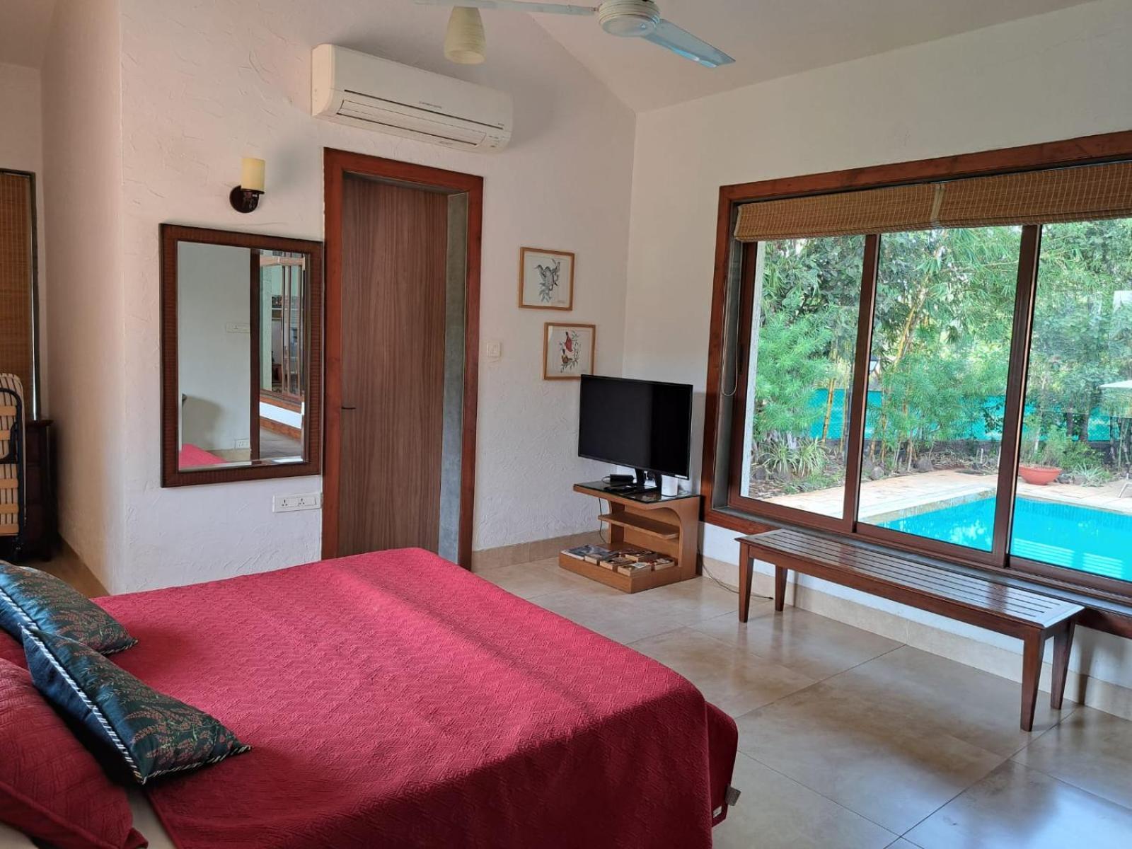 Casa Blanca 3Bhk W/Pool Near Mandwa, Alibaug Vila Alībāg Exterior foto