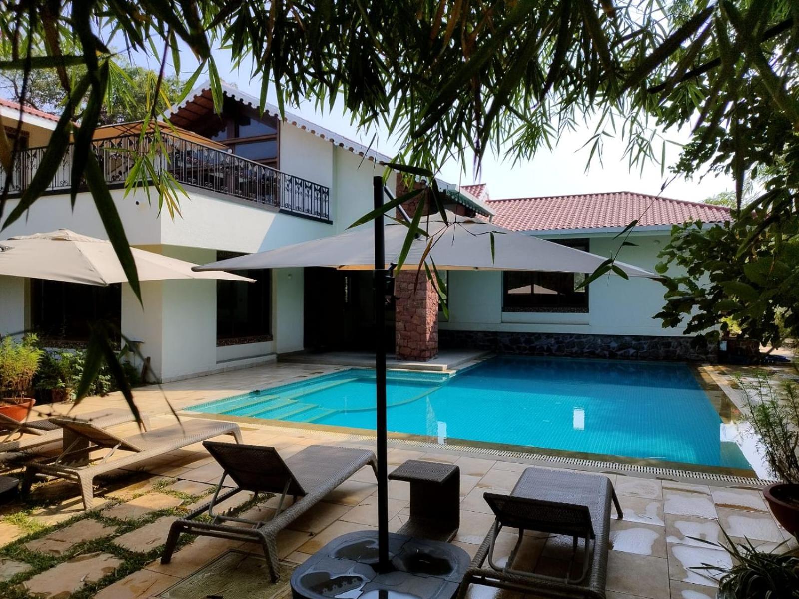 Casa Blanca 3Bhk W/Pool Near Mandwa, Alibaug Vila Alībāg Exterior foto